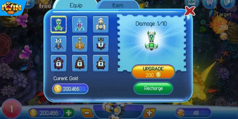 Mối quan hệ giữa đạn bắn cá và mục tiêu