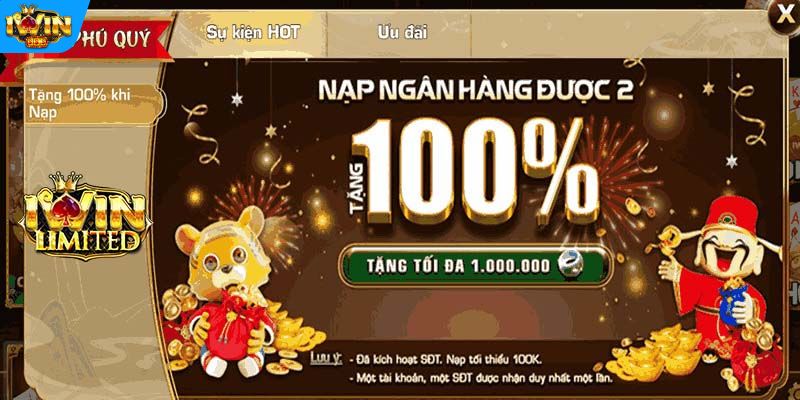 Top ưu đãi hot nhất tại cổng game IWIN